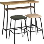 脚はブラックカラーのスチール製