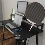 カーボン調のメラミンシートで耐久性も抜群