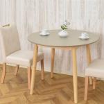 かわいい丸・円形のダイニングテーブル