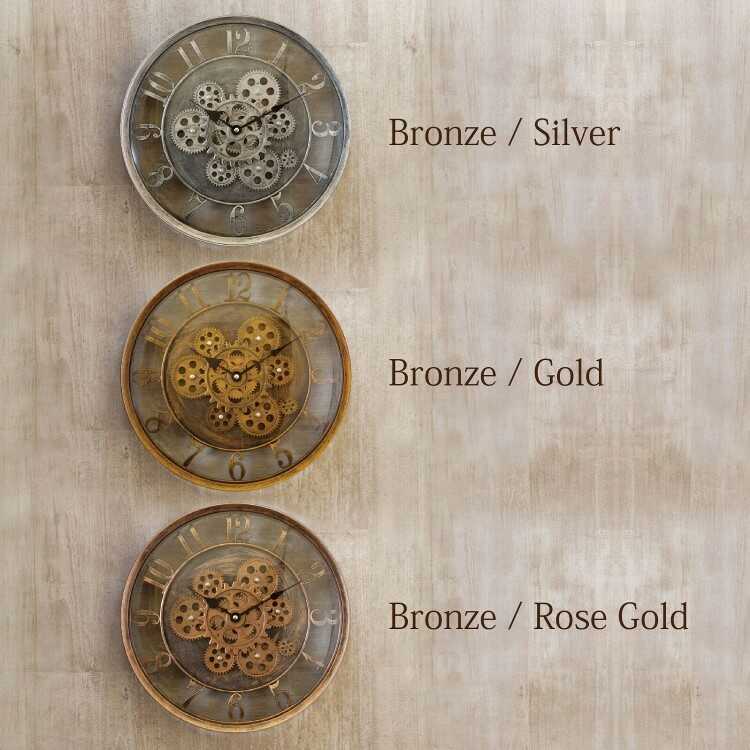 CL-2682インテリア性抜群！ヴィンテージな壁掛け時計・ゴールド色のシリーズ関連商品画像