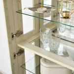 中央固定棚にもガラス板