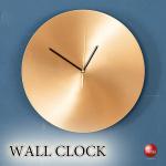 CL-2687真鍮製の高級ゴールド壁掛け時計・静かなスイープムーブメント