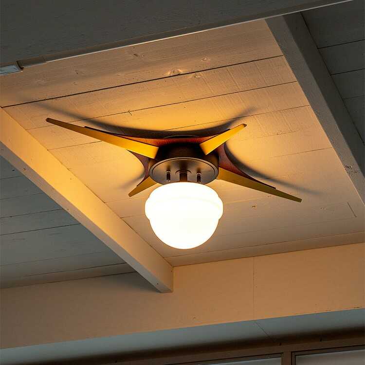 LT-5445 星形のミッドセンチュリー風シーリングライト・LED対応