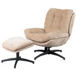 オットマンと一緒に斜めからのアングル