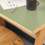 オーク材で小口仕上げ