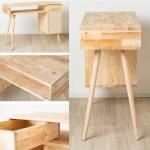 無垢材を体と環境に優しい仕様で加工