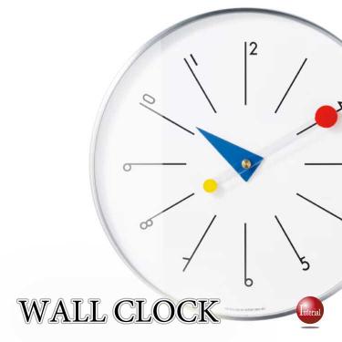 アートなギミックがお洒落なモダン壁掛け時計（静かな連続秒針）