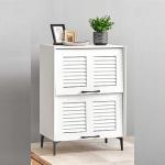 フラップ扉のキャビネット