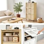 扉は前方に引き上げるフラップタイプ