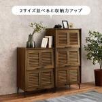 扉2段タイプと3段タイプがある