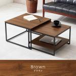 ウォールナット柄ブラウン