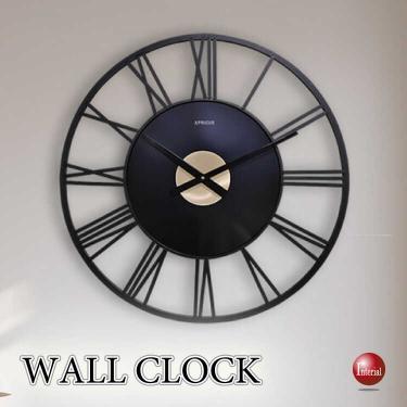 インパクト抜群！大型サイズのクラシック壁掛け時計（静かなスイープムーブメント）