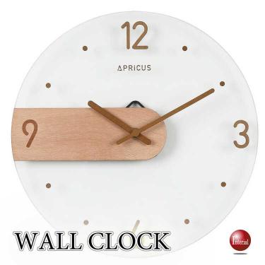 北欧モダンなデザイナーズ壁掛け時計（静かなスイープムーブメント）