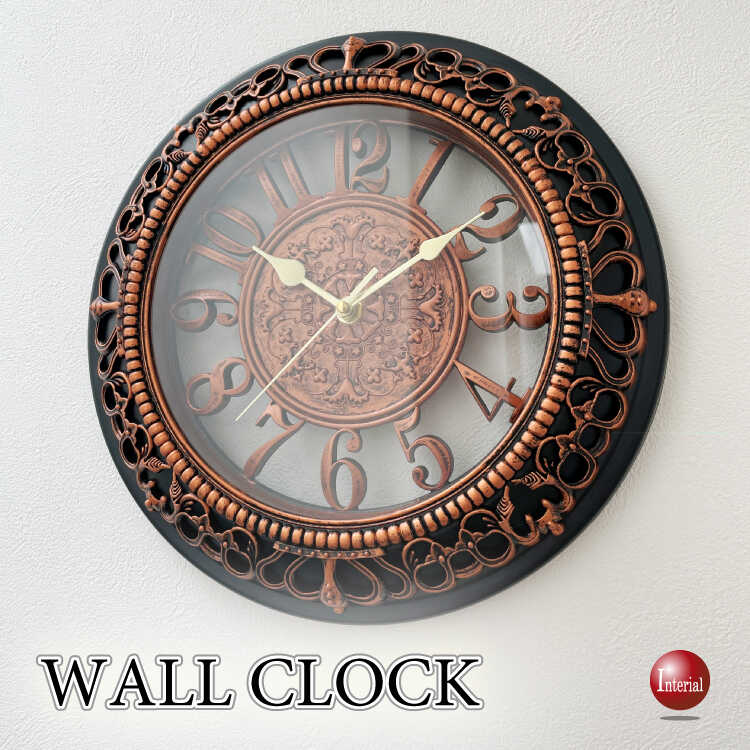 クラシックデコレーション壁掛け時計（静かなスイープムーブメント）