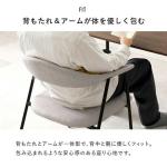 背中と腕のフィット感