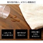 メラミン樹脂加工