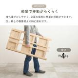 4kgなので女性でも気軽に持ち運べる