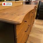 美しいアールを描く