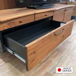 深い引出しにはフルスライドレールを使用