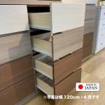 小引出しには軽量タイプのスライドレール