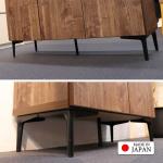 ブラックのスチール脚