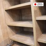 9枚もの可動棚が付属