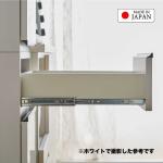 ベアリングのフルオープンスライドレールを採用