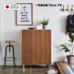 ウォールナットのような上品な木目が印象的なブラウン