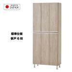 標準仕様は板扉