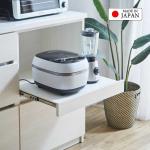 オープン収納部のスライドトレー