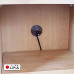 コード用のホールを設けています