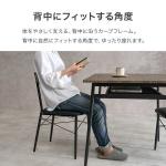 背中とお尻のフィット感が高いフォルム
