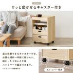 キャスターはストッパー付き