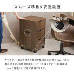 キャスター付きで簡単に移動可能