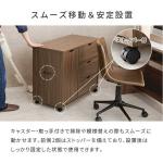 キャスター付きで簡単に移動可能