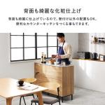 背面も綺麗な化粧仕上げ