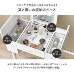 収納は3つの区画に分かれる