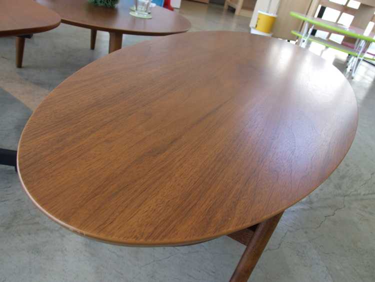 楕円形木製テーブル スラット棚付き 楕円形木製テーブル スラット棚付き 楽天市場】ダイニングテーブル 丸