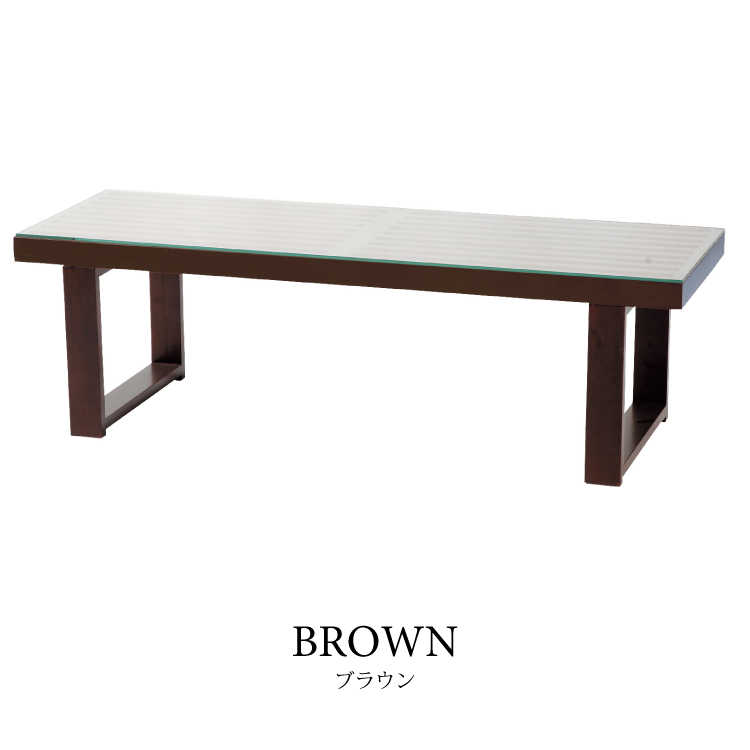 TA-1573 ガラスセンターテーブル格子デザイン｜幅115cm