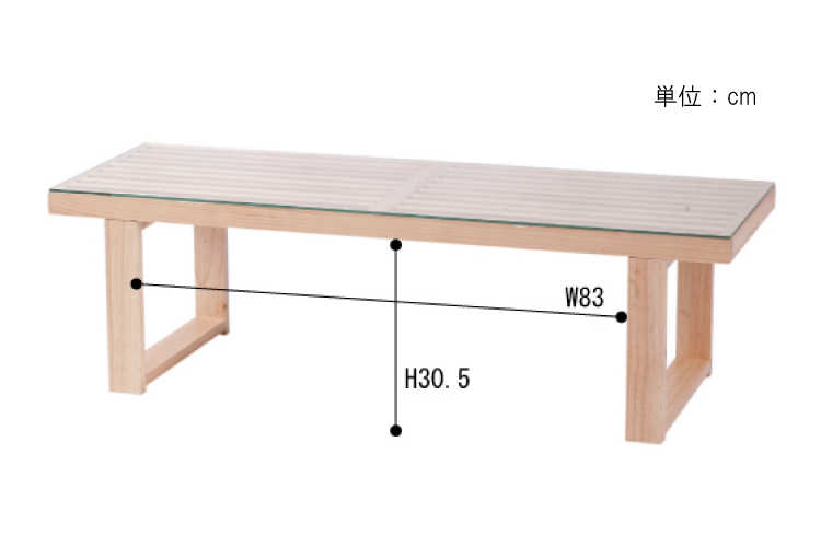 TA-1573 ガラスセンターテーブル格子デザイン｜幅115cm