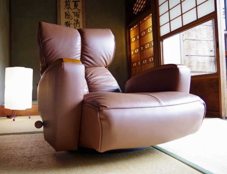 CH-1927 肘付き本革座椅子｜日本製・完成品・回転式