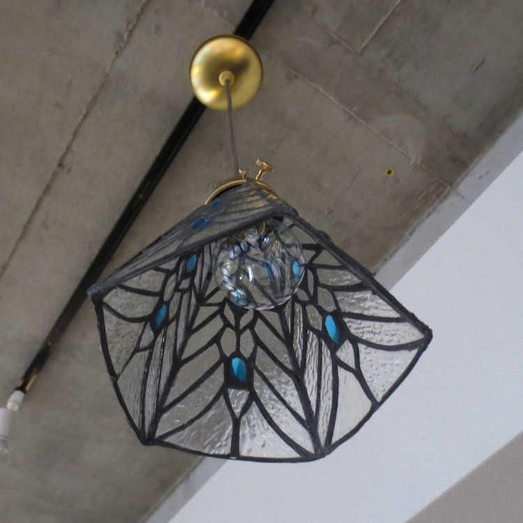 LT-2845 ステンドグラス・1灯ペンダントランプ（LED対応）