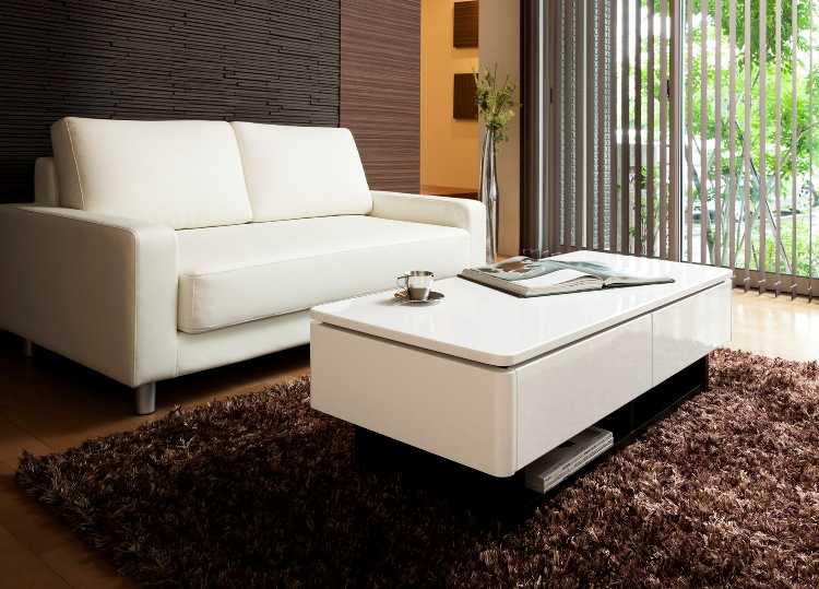 スライド式ホワイトセンターテーブル 楽天市場】【3年保証・レビュー特典】センターテーブル セラミック