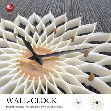 フラワーデザイン・インテリア壁掛け時計