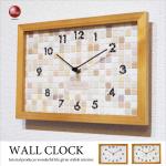CL-1871 タイル調文字盤・インテリア壁掛け＆置き時計