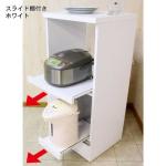 2ヶ所のスライド棚