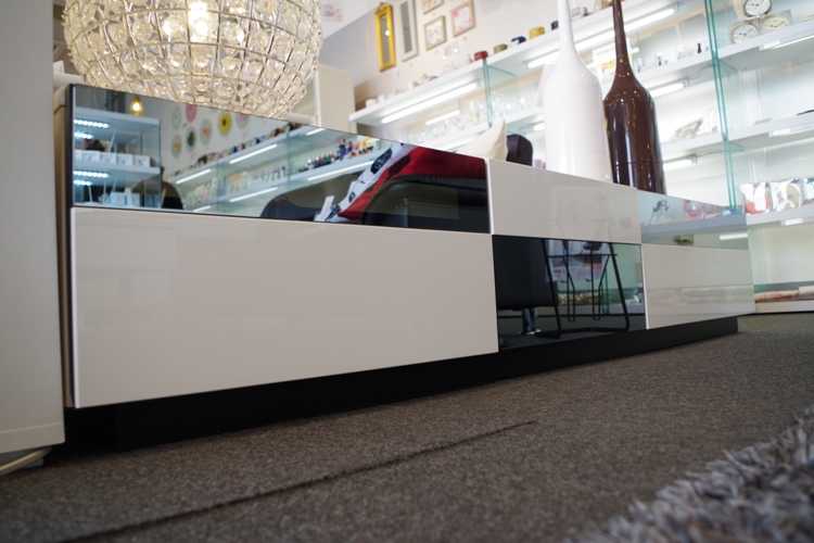 TB-2077 高級テレビボード白ホワイト光沢｜幅180cm・完成品